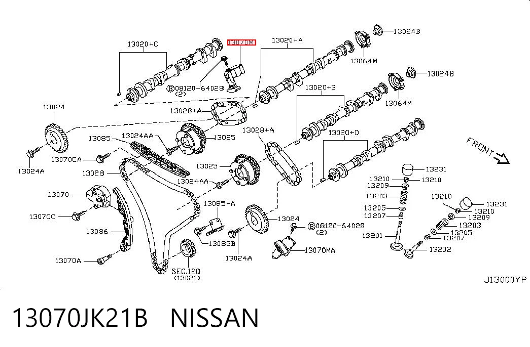 13070JK21B Nissan/Infiniti