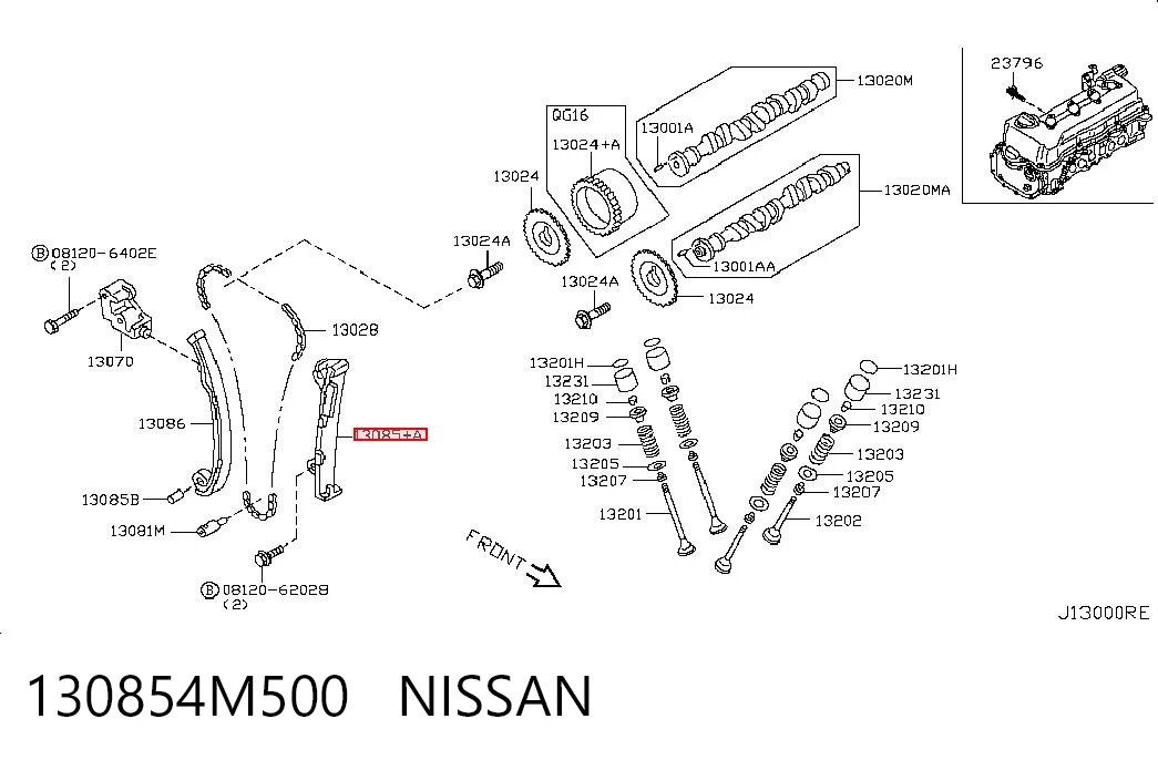 130854M500 Nissan/Infiniti
