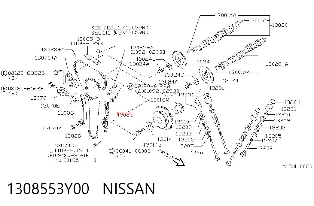 1308553Y00 Nissan/Infiniti