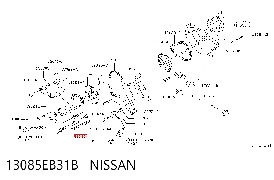 13085EB31B Nissan/Infiniti