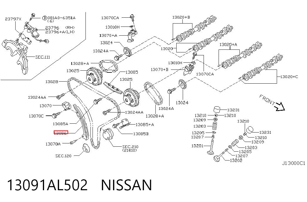 13091AL502 Nissan/Infiniti