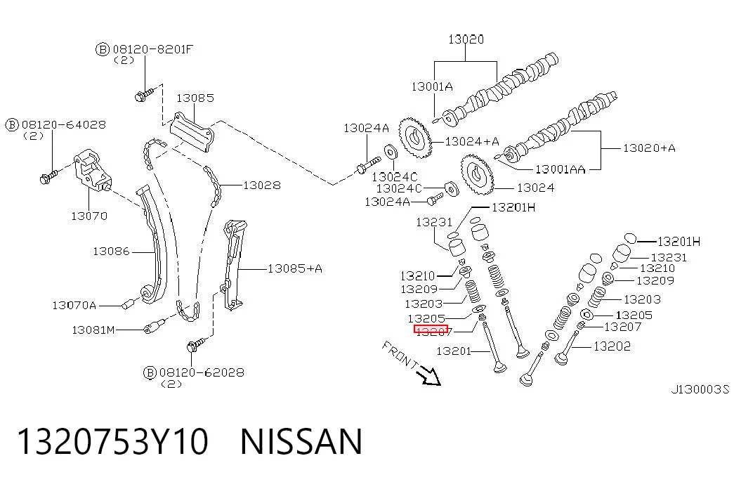 Uszczelniacz zaworu dolotowego/wylotowego do Renault Megane IV K9A, K9M, K9N