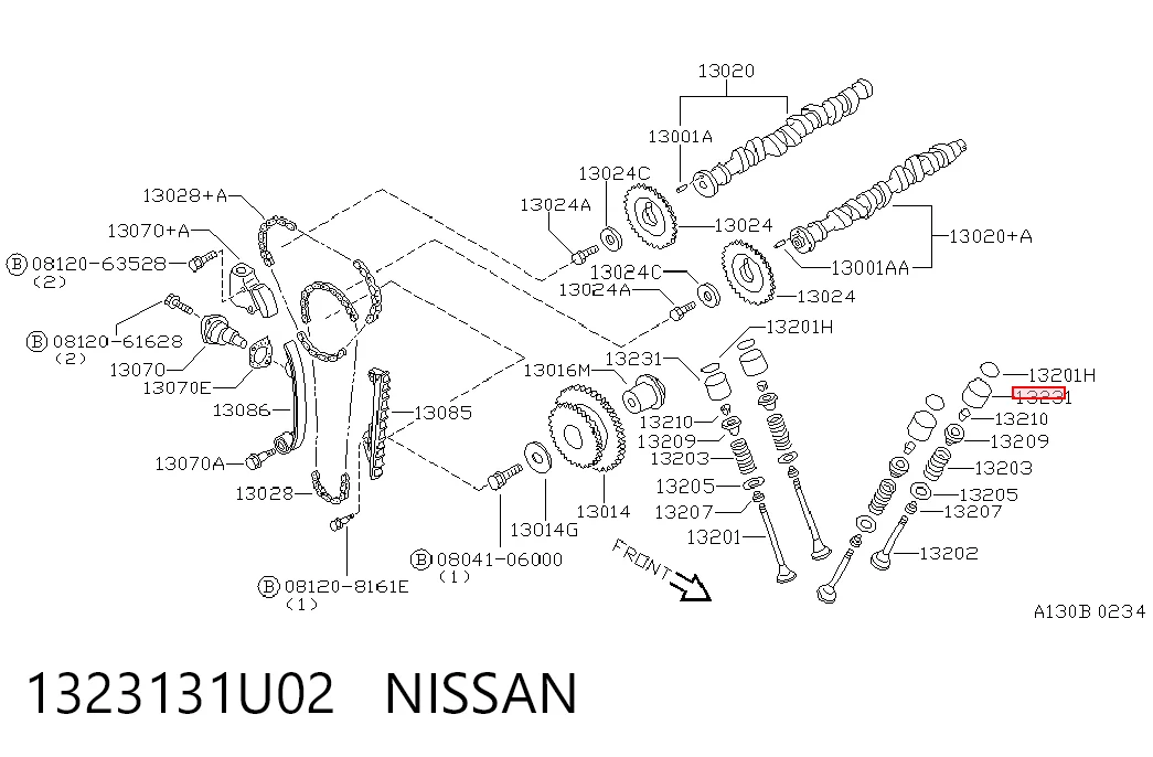 Kompensator hydrauliczny (popychacz hydrauliczny), popychacz zaworu do Nissan Maxima A32