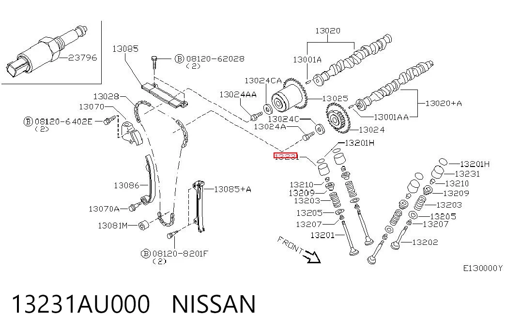 Kupić Kompensator hydrauliczny (popychacz hydrauliczny), popychacz zaworu Nissan Almera  B10RS w dobrej cenie