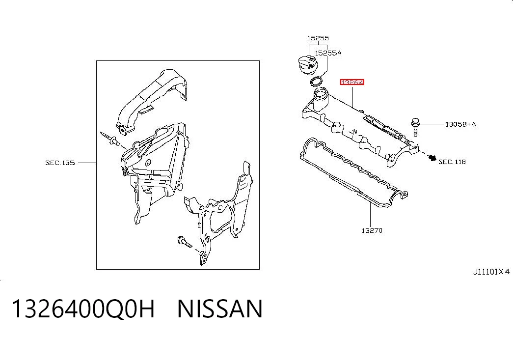 1326400Q0H Nissan/Infiniti