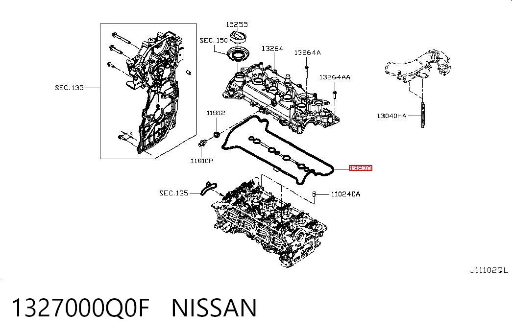 1327000Q0F Nissan/Infiniti