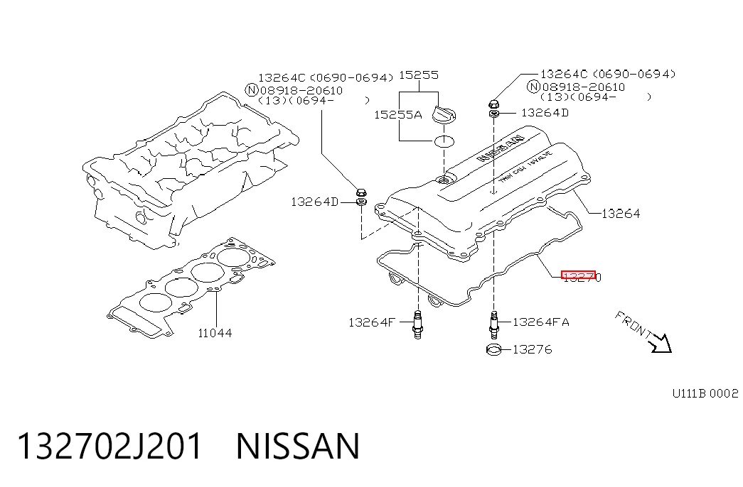 132702J201 Nissan/Infiniti