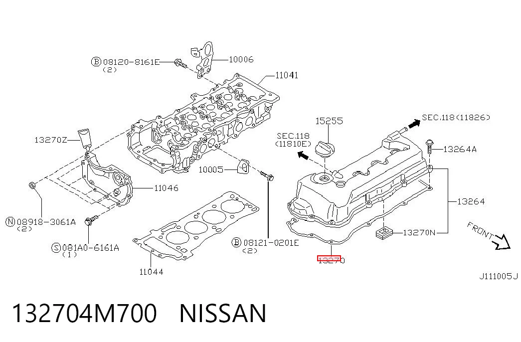 132704M700 Nissan/Infiniti