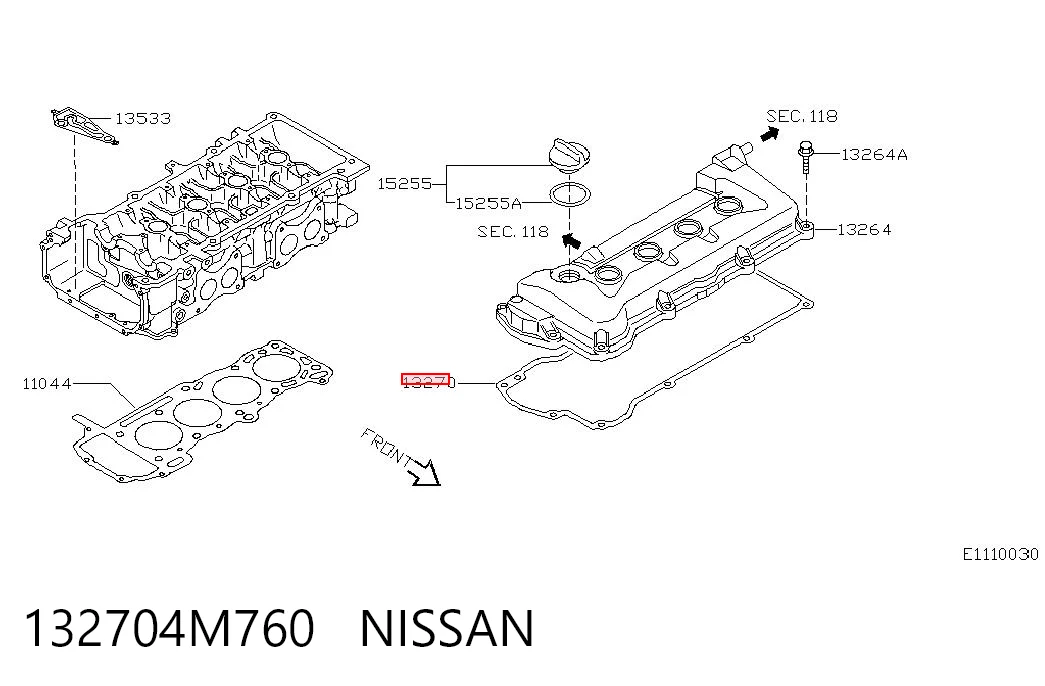 132704M760 Nissan/Infiniti