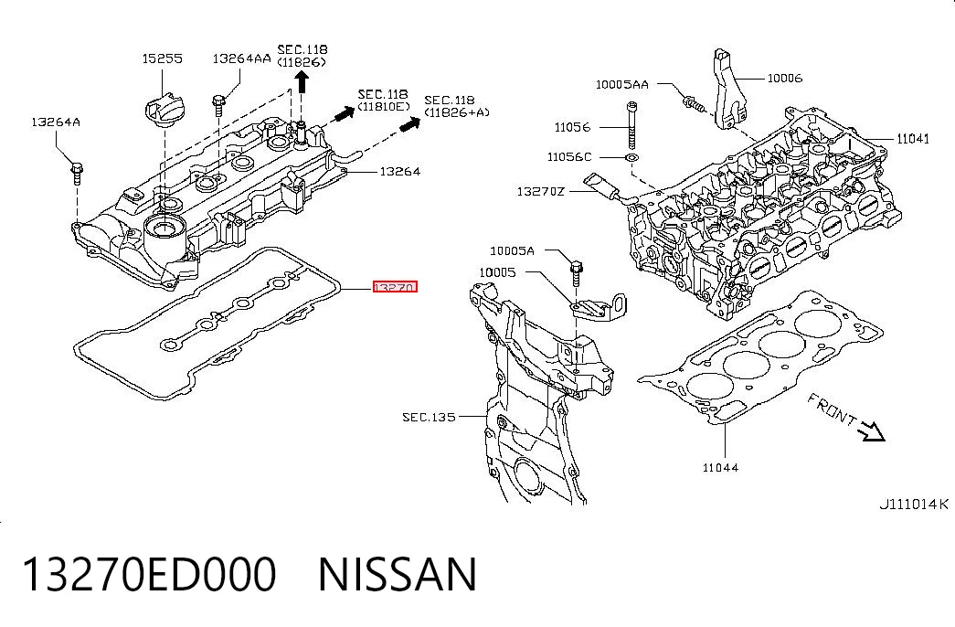 13270ED000 Nissan/Infiniti