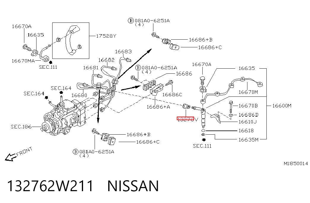 132762W211 Nissan/Infiniti