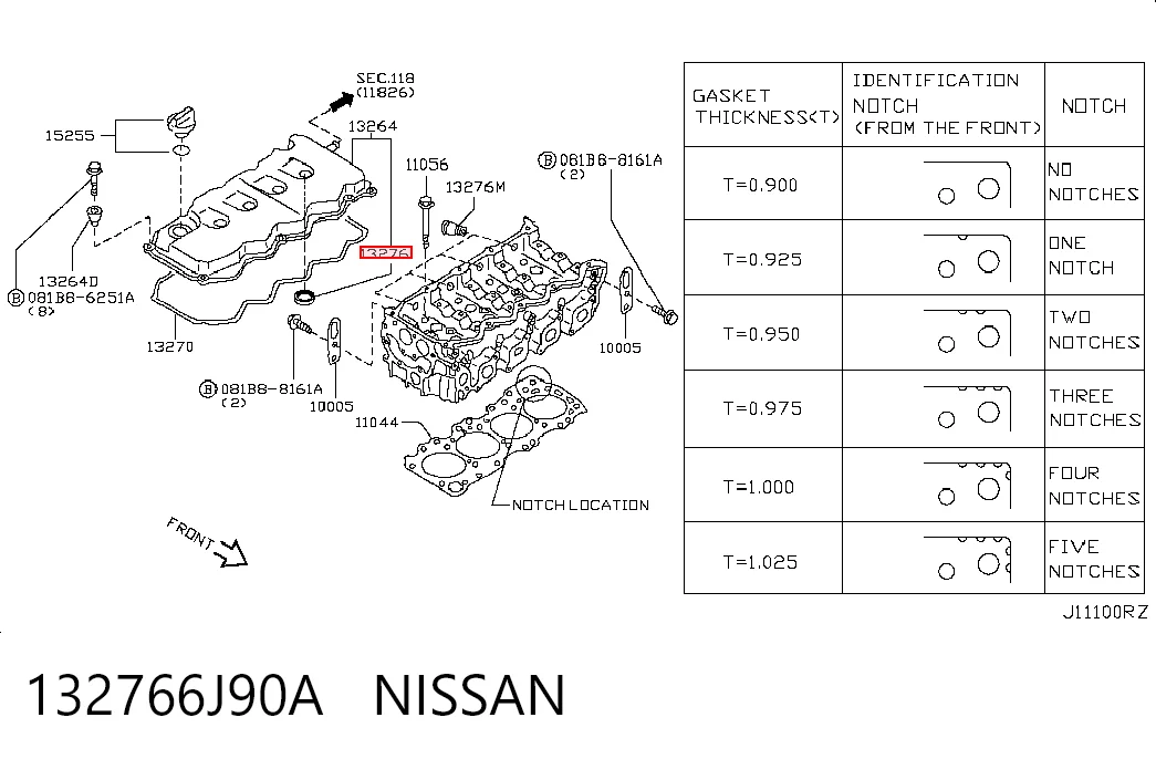 132766J90A Nissan/Infiniti