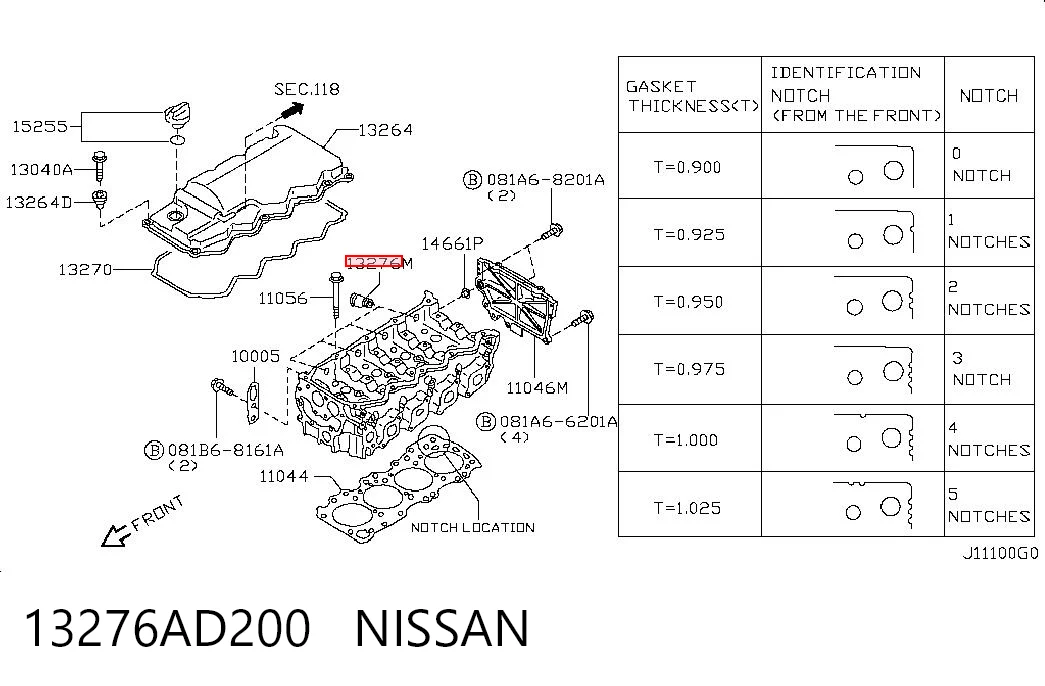 13276AD200 Nissan/Infiniti