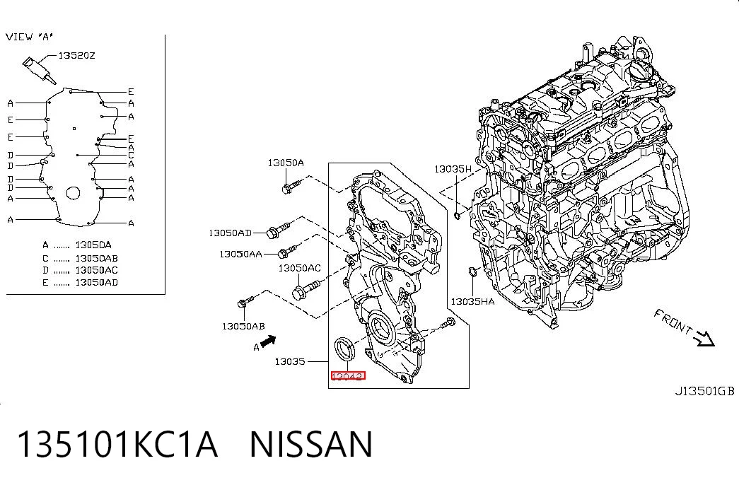 135101KC1A Nissan/Infiniti