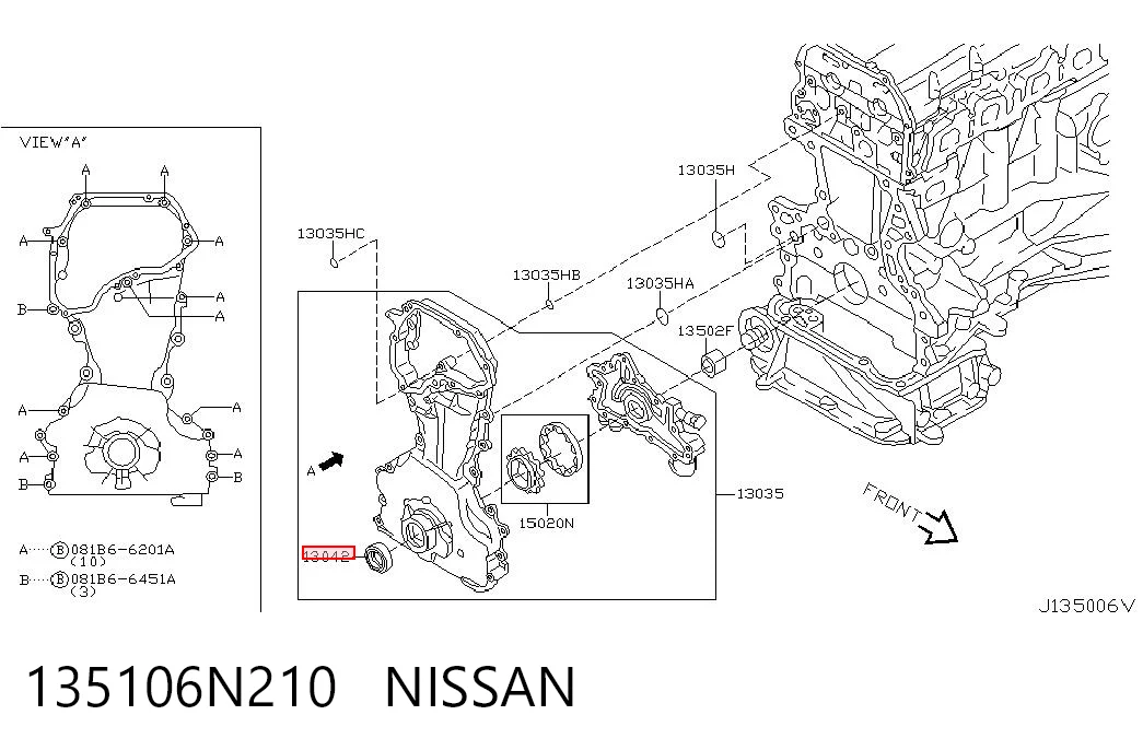 135106N210 Nissan/Infiniti