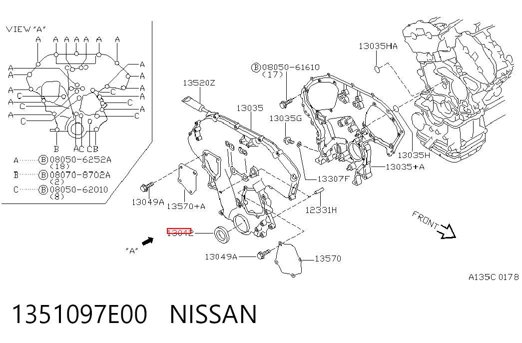 1351097E00 Nissan/Infiniti