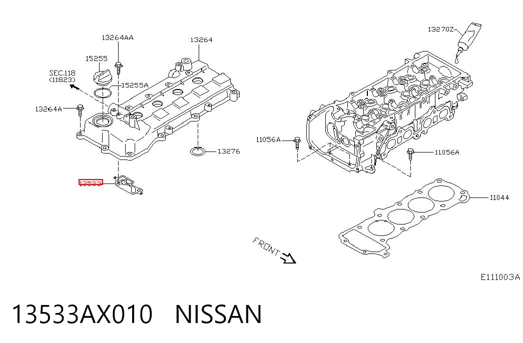 13533AX010 Nissan/Infiniti
