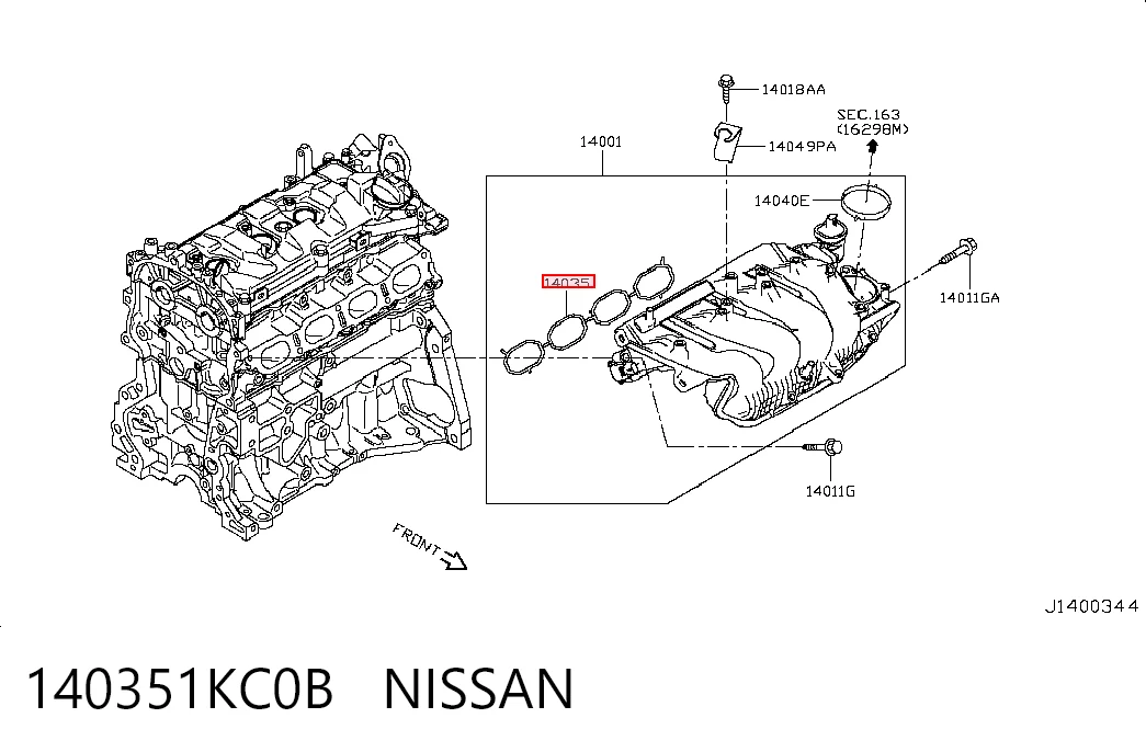 140351KC0B Nissan/Infiniti