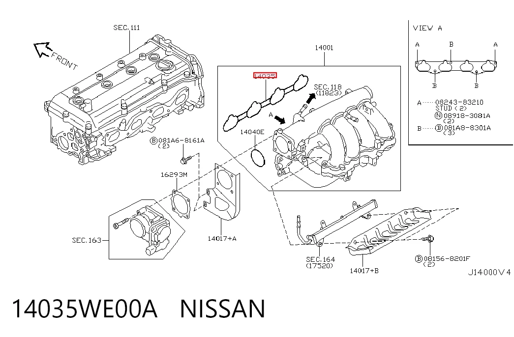 14035WE00A Nissan/Infiniti