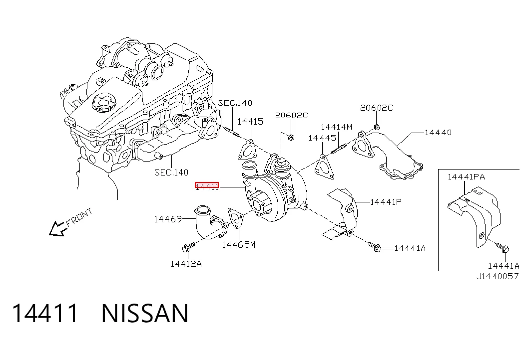 Do koszyka Turbina Nissan Terrano II R20