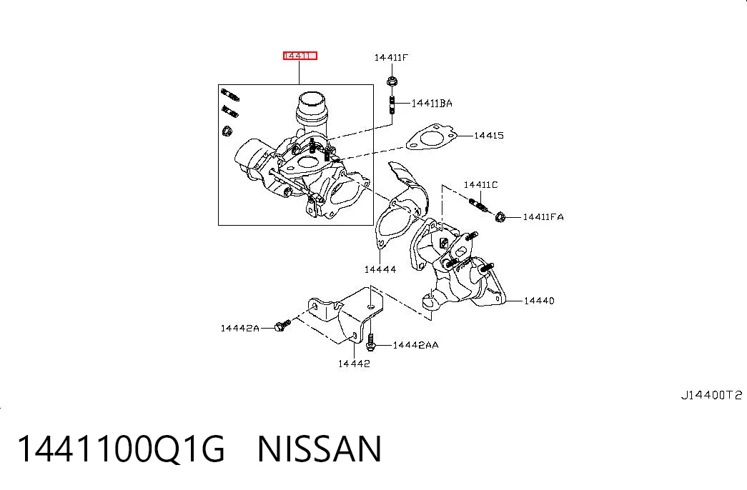 Turbina Nissan Qashqai +2 I SUV (J10) (2007 - 2014) cena, od 279,70 USD