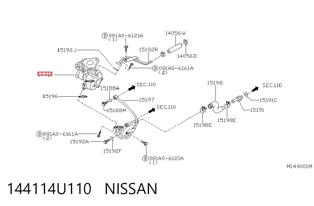 Turbina do Nissan Almera TINO V10