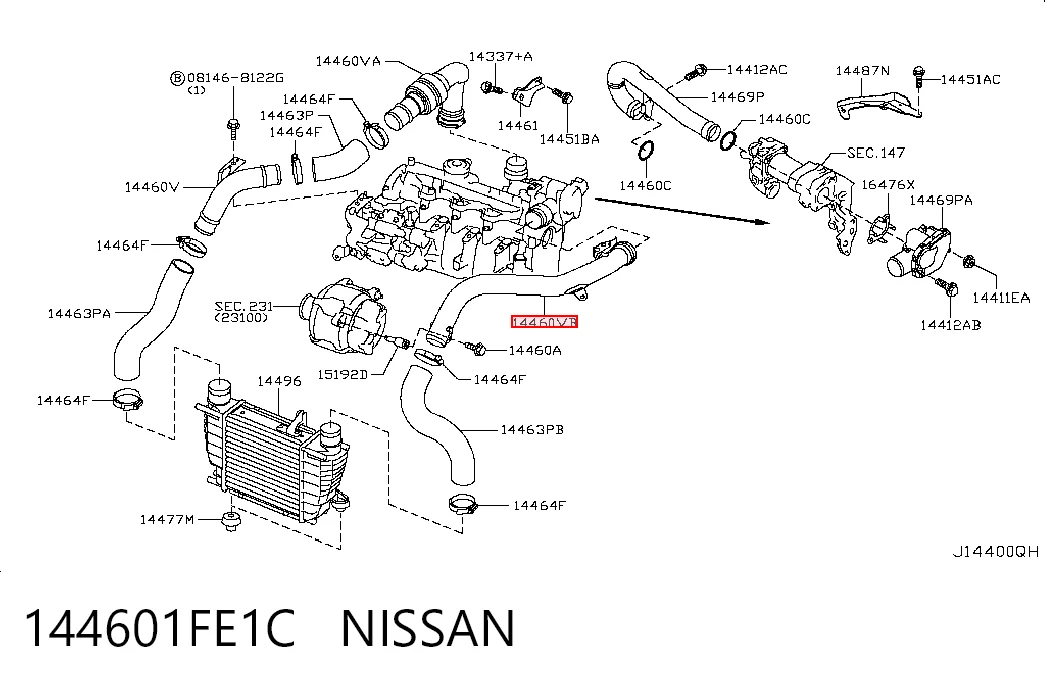 144601FE1C Nissan/Infiniti