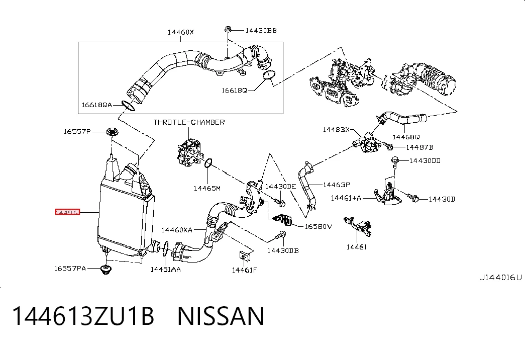 Chłodnica intercoolera do Nissan JUKE NMUK F15E