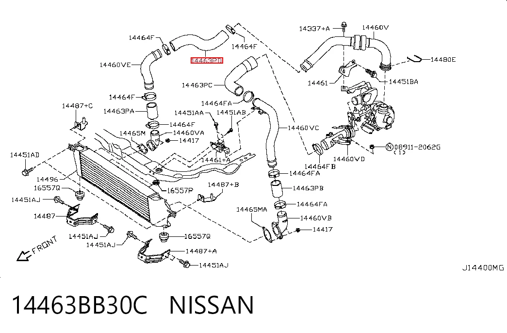 14463BB30C Nissan/Infiniti