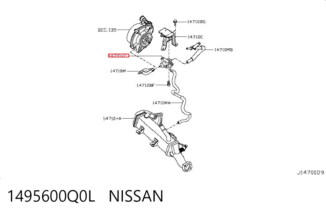 Do koszyka 95514554 General Motors Zawór elektromagnetyczny regulacji klapy EGR