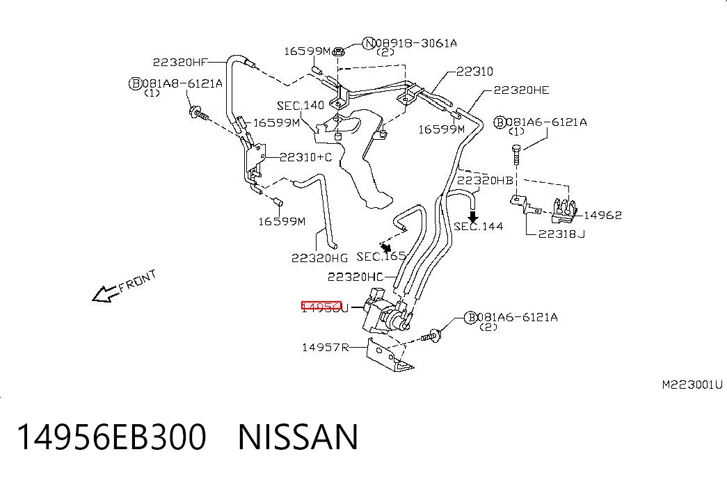 14956EB300 Nissan/Infiniti