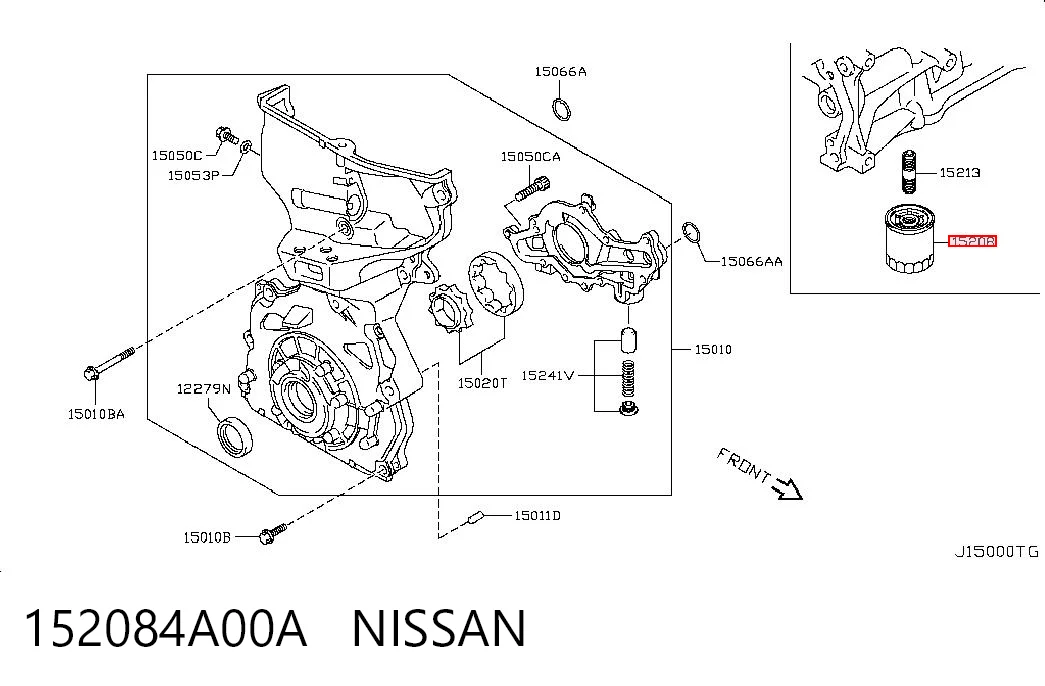 152084A00A Nissan/Infiniti