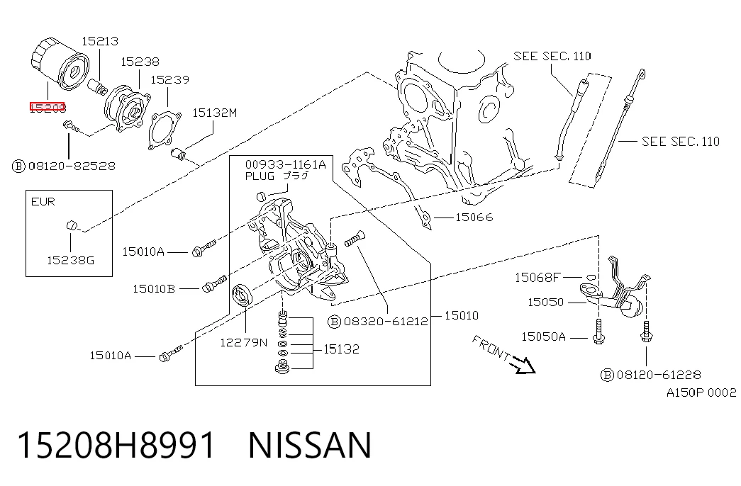 15208H8991 Nissan/Infiniti
