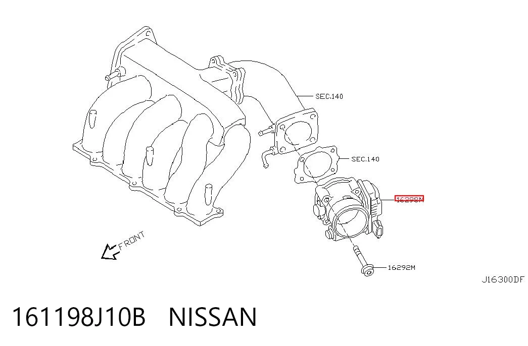 Do koszyka Przepustnica, komplet Nissan Murano  Z50