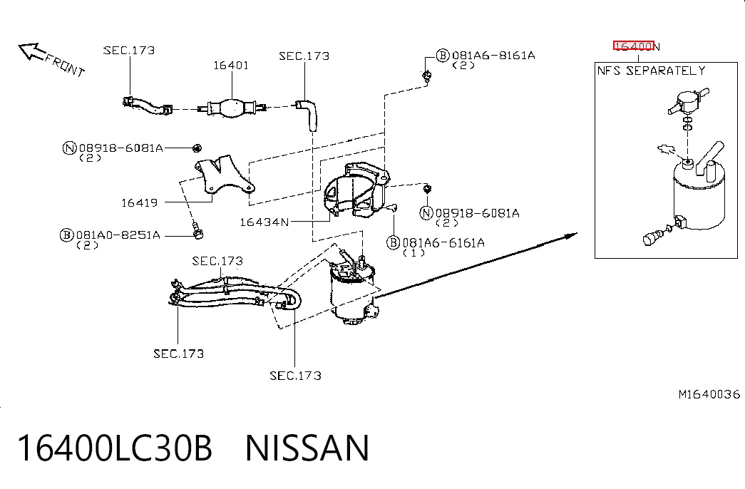 16400LC30B Nissan/Infiniti