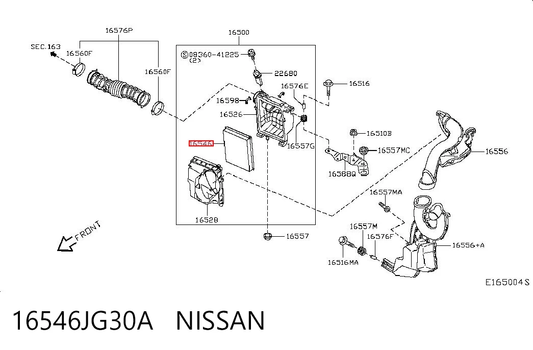 16546JG30A Nissan/Infiniti