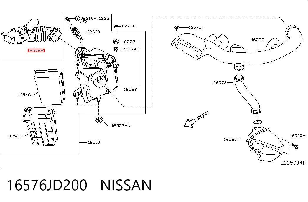 16576JD200 Nissan/Infiniti