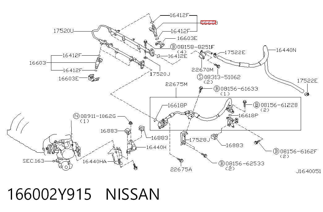 Do koszyka Wtryskiwacz paliwa Nissan Maxima  A33