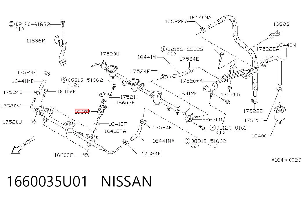 Wtryskiwacz paliwa do Nissan Maxima  A32
