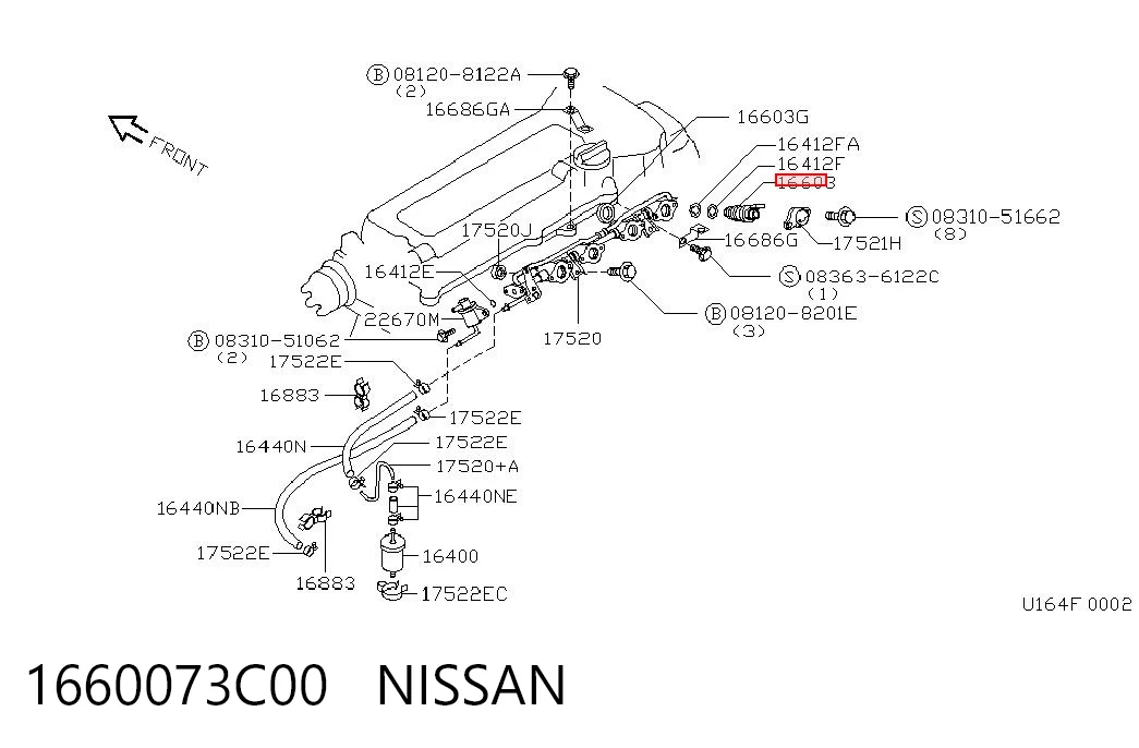 Wtryskiwacz paliwa do Nissan Almera I N15