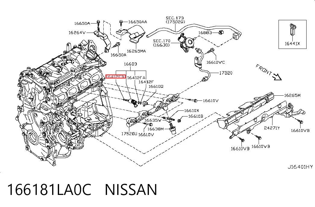 166181LA0C Nissan/Infiniti