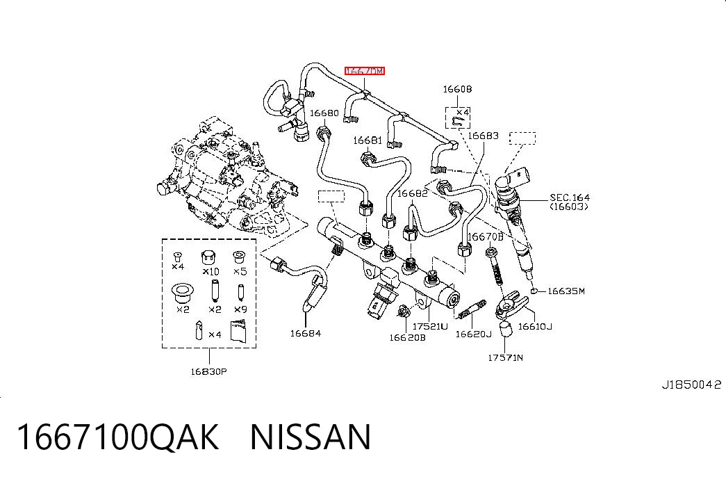 1667100QAK Nissan/Infiniti