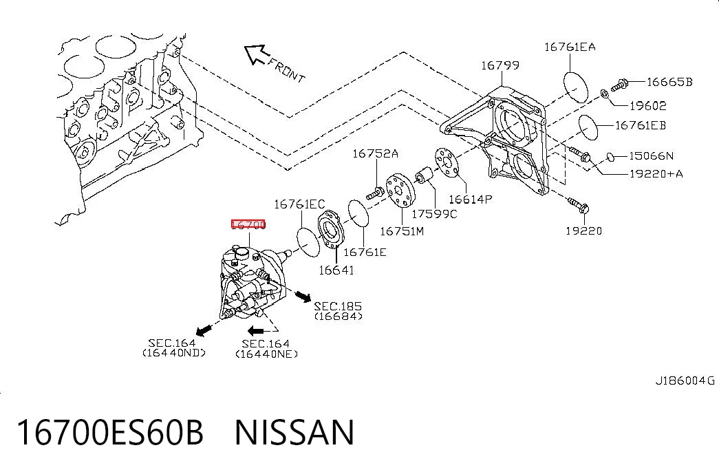 Pompa wtryskowa wysokiego ciśnienia Nissan Almera TINO