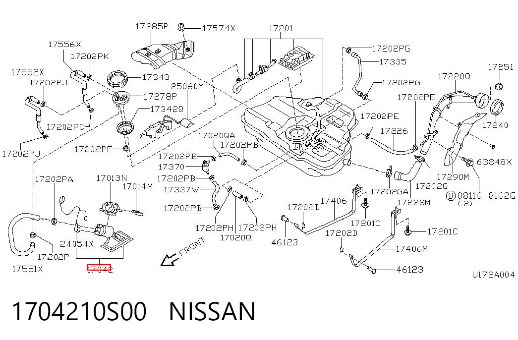 1704210S00 Nissan/Infiniti