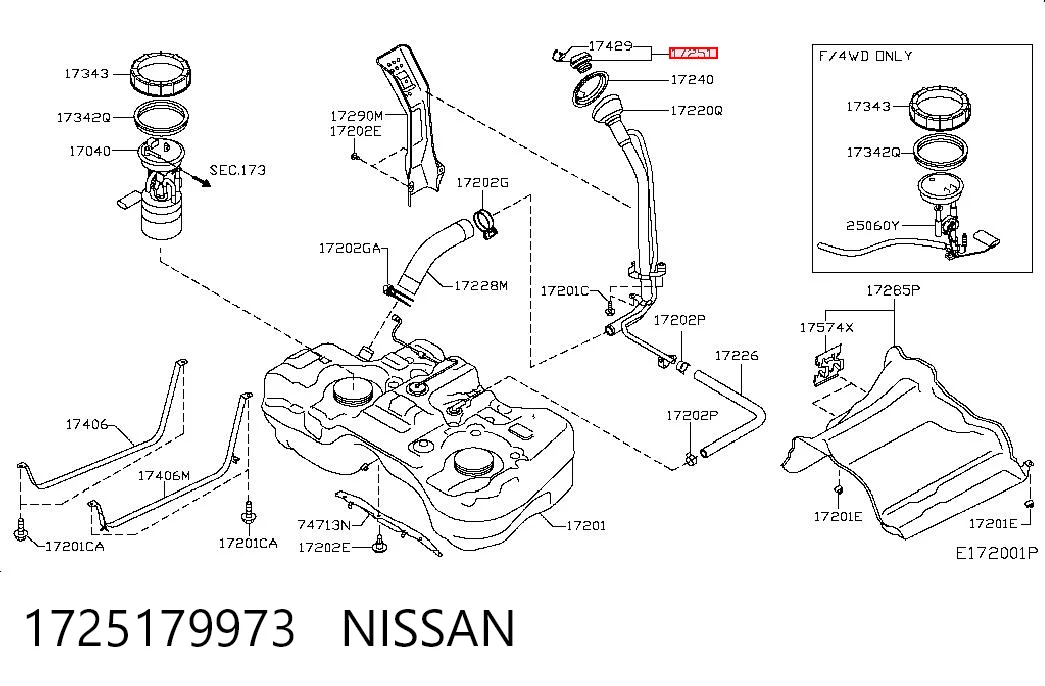 Korek wlewu paliwa Volkswagen Passat B3, B4