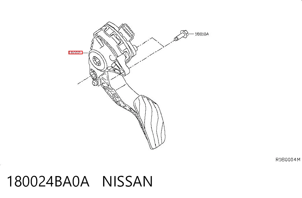 Pedał przyspieszenia (gazu) do Nissan Rogue  T32U