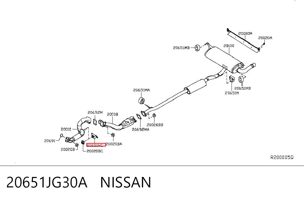 20651JG30A Nissan/Infiniti
