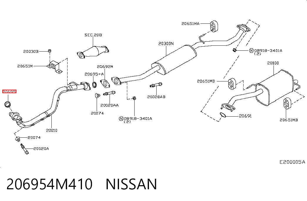 206954M410 Nissan/Infiniti