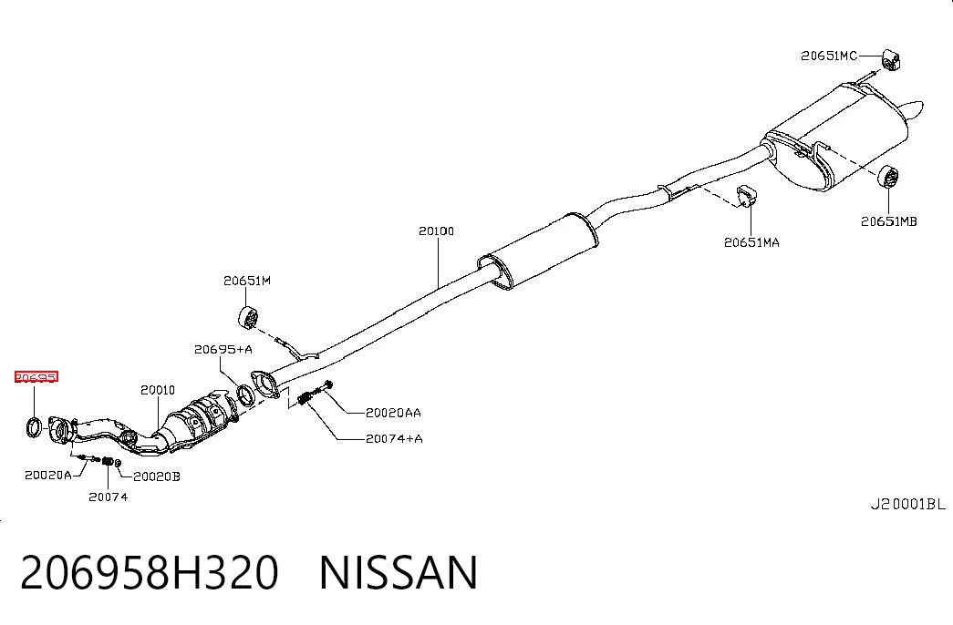 206958H320 Nissan/Infiniti
