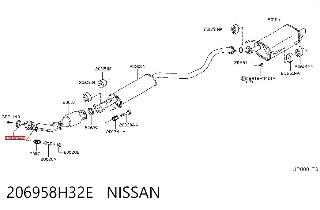 206958H32E Nissan/Infiniti